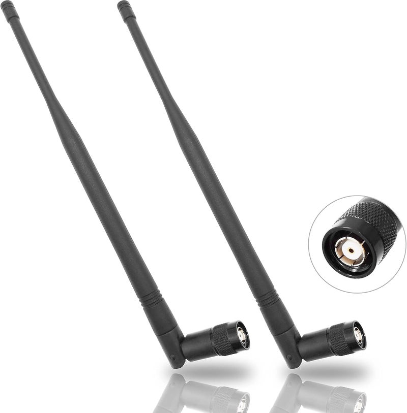 Tenmory 915MHz LoRa Antenna Indoor 3dBi Gain Omni RP-TNC Male/Hole-Inside for ISM Band Device 2 PCS - Image 1